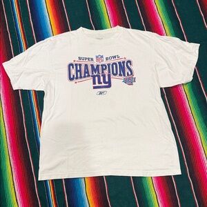 Vintage Reebok NY Giants Super Bowl shirt